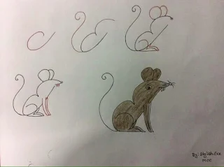 رسم فأر