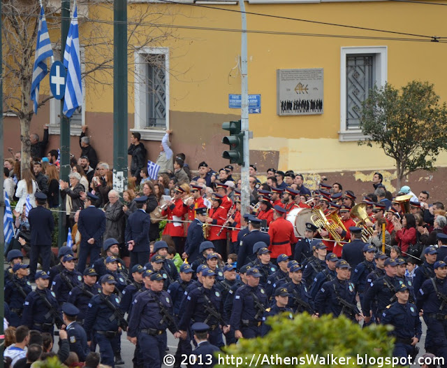 Independence Day Parade, Panepistimiou St., Athens, Greece.