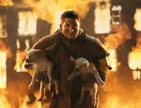 Tim Tebow saves puppies in T-Mobile commercial