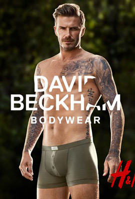 David Beckham bodywear H&M calzoncillos boxer