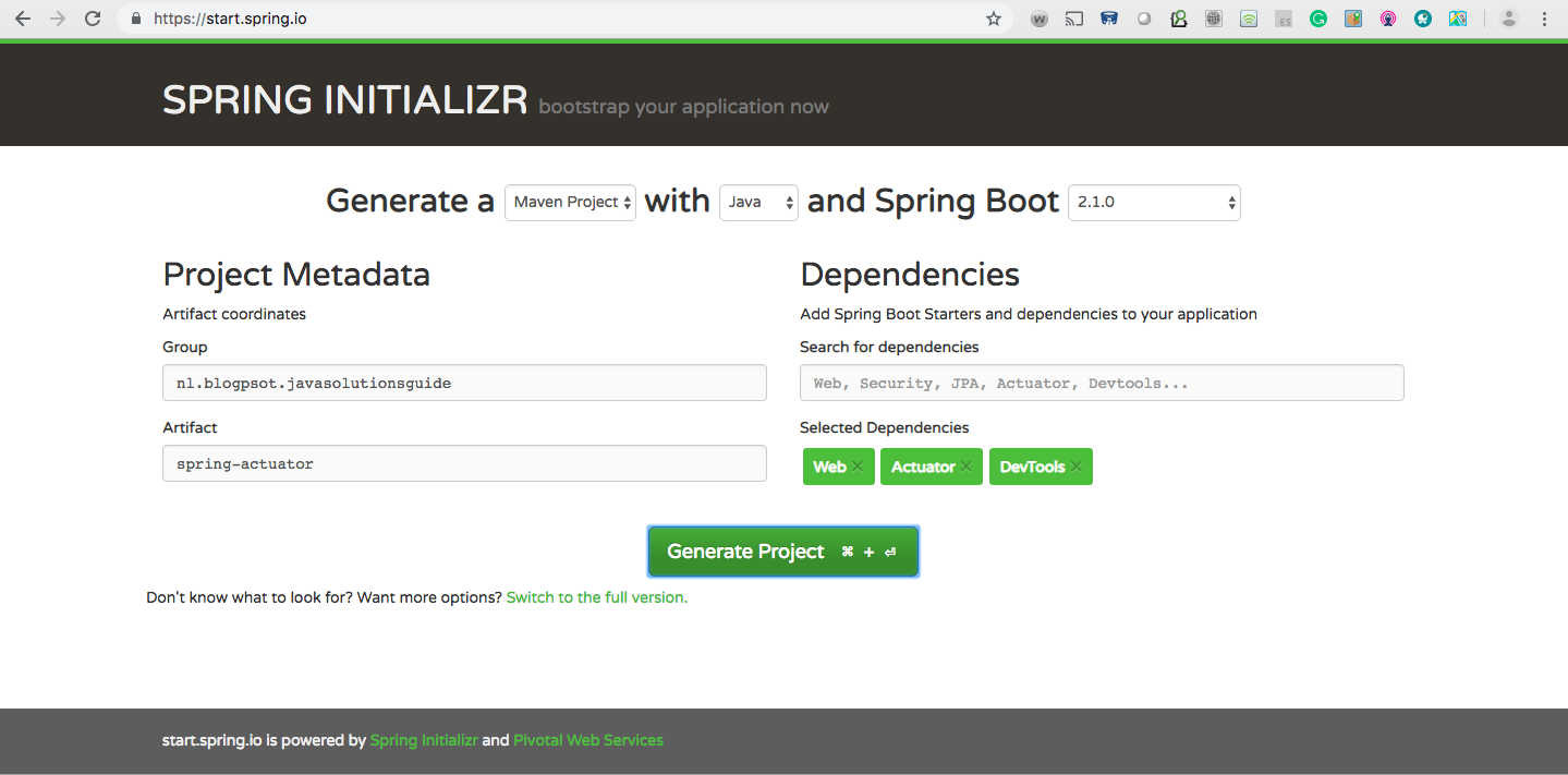 Java Solutions Guide Spring Boot Actuator Tutorial