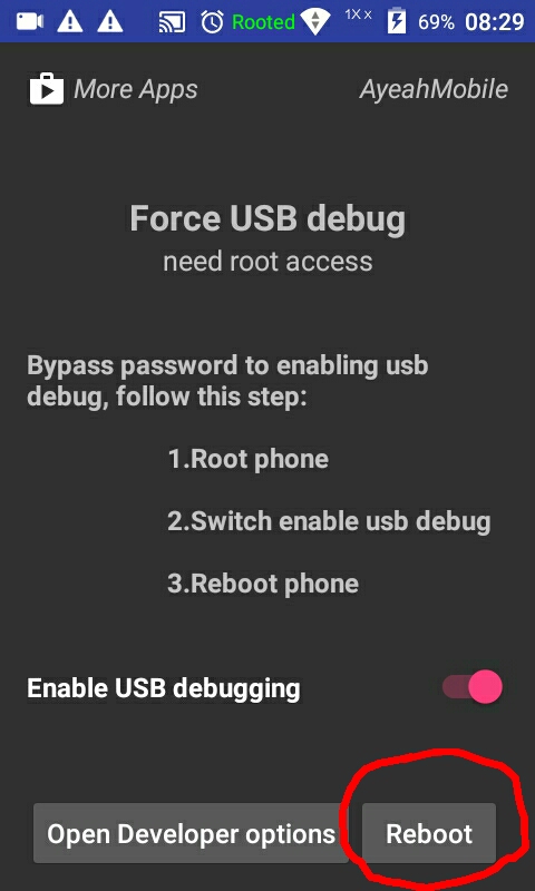 Enable root