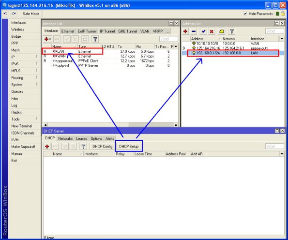 DHCP Server Mikrotik