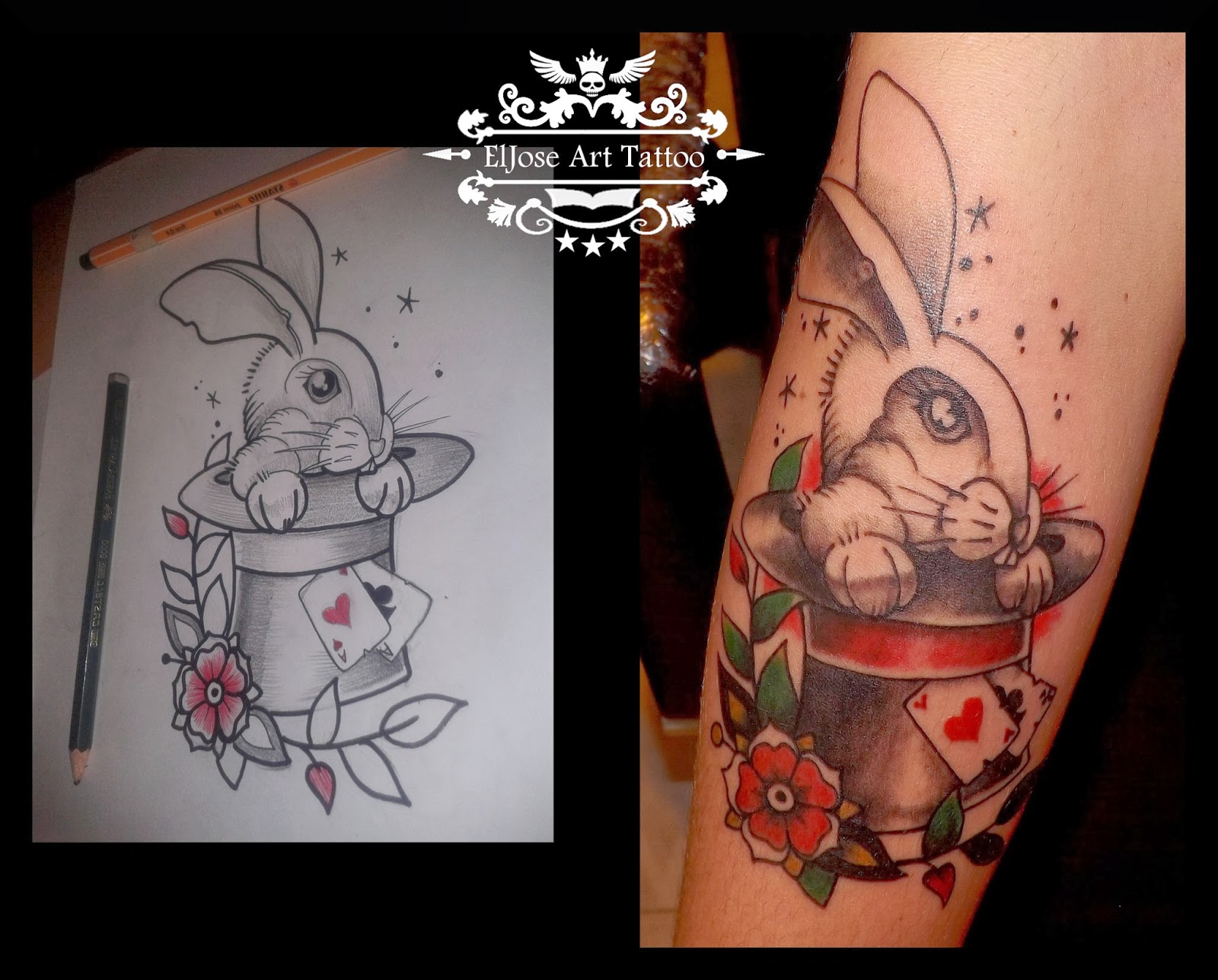 Magic Rabbit Tattoo