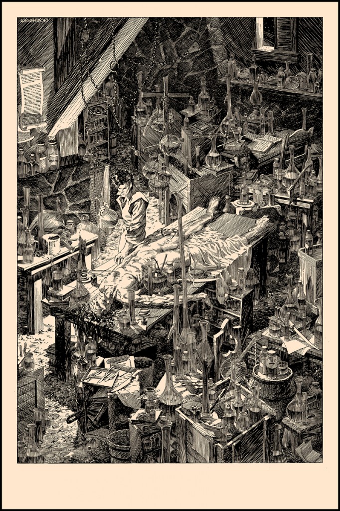 Inside The Rock Poster Frame Blog Frankenstein Print By Bernie Wrightson Release Details