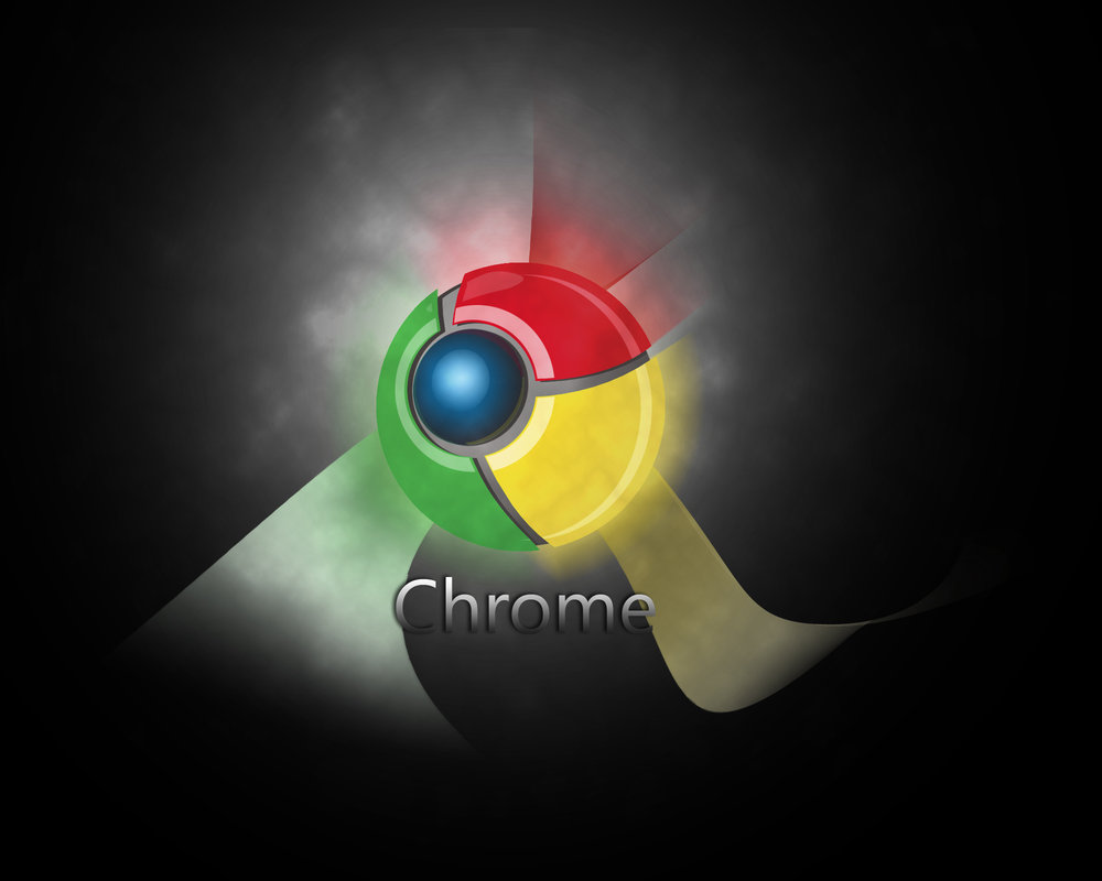 Wallpapers Logo Wallpapers black Google Chrome logo
