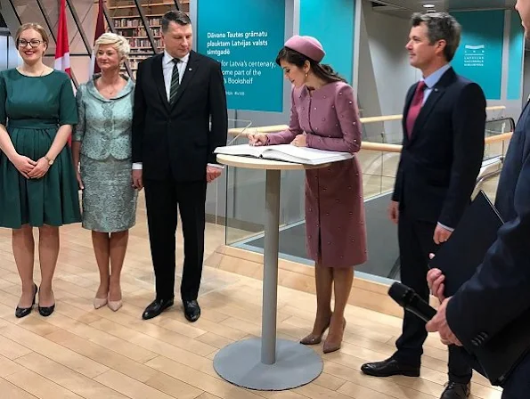 Crown Prince Frederik and Crown Princess Mary visited Latvia. President Raimonds Vējonis and First Lady Iveta Vējone