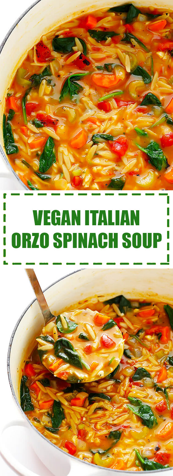 Italian Orzo Spinach Soup Italian Orzo Spinach Soup