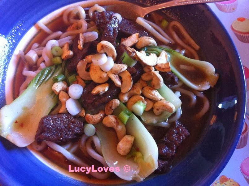 A taste of the exotic teriyaki beef udon Love, Lucy xx
