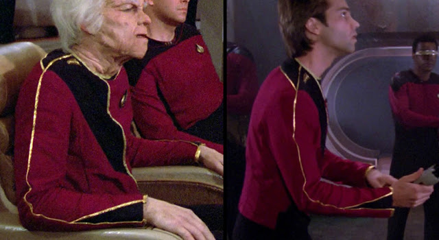 TNG season 1 admiral uniform - sleeves TNG season 1 admiral uniform - sleeves