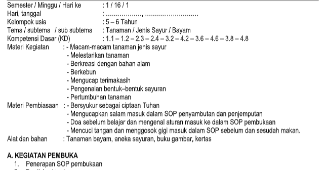 Rpph Tk B Semester 2 / Rinto Kusmiran Download Rpph Tk