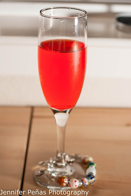 champagne, grenadine, peach schnapps, blushing bride cocktail, new years cocktail, new years eve cocktail