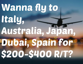Get access to our glitch airfares!