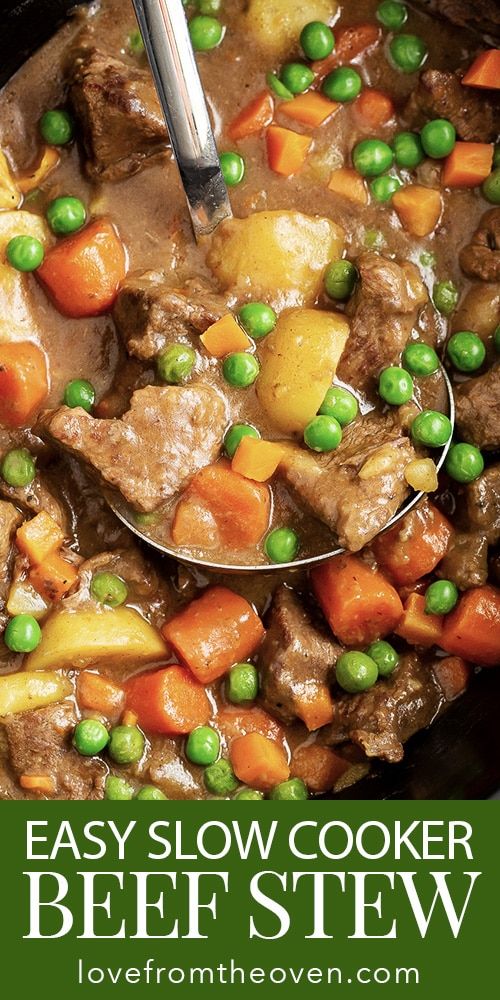 Crock Pot Beef Stew | Aimer La Cuisine
