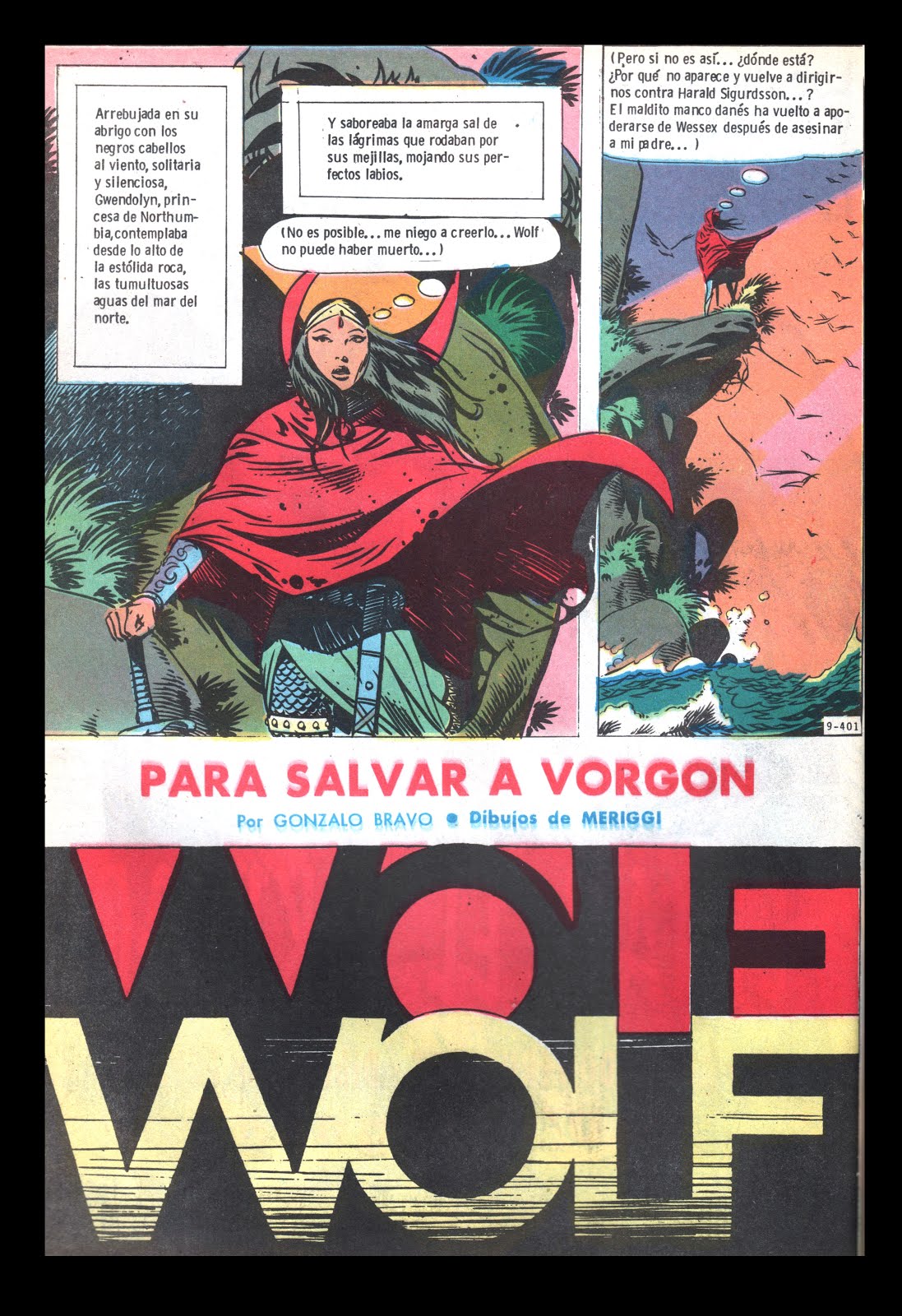 WOLF :GUIÓN ARMANDO FERNANDEZ / DIBUJOS MERIGGI
