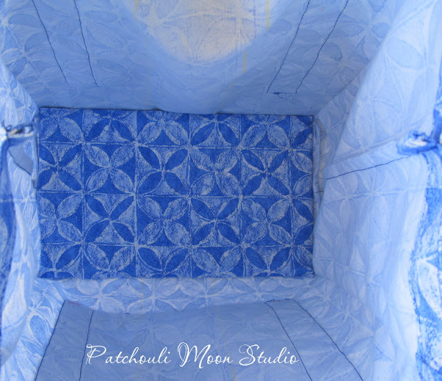 Patchouli Moon Studio~ I'd Rather Be Sewing Grocery Tote