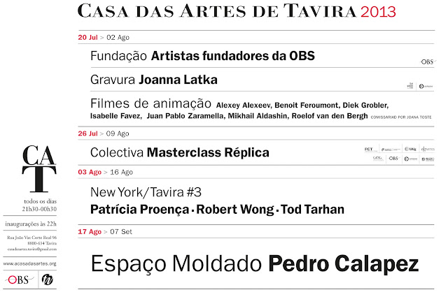 programa 2013 - cartaz Casa das Artes - programa 2013 - cartaz