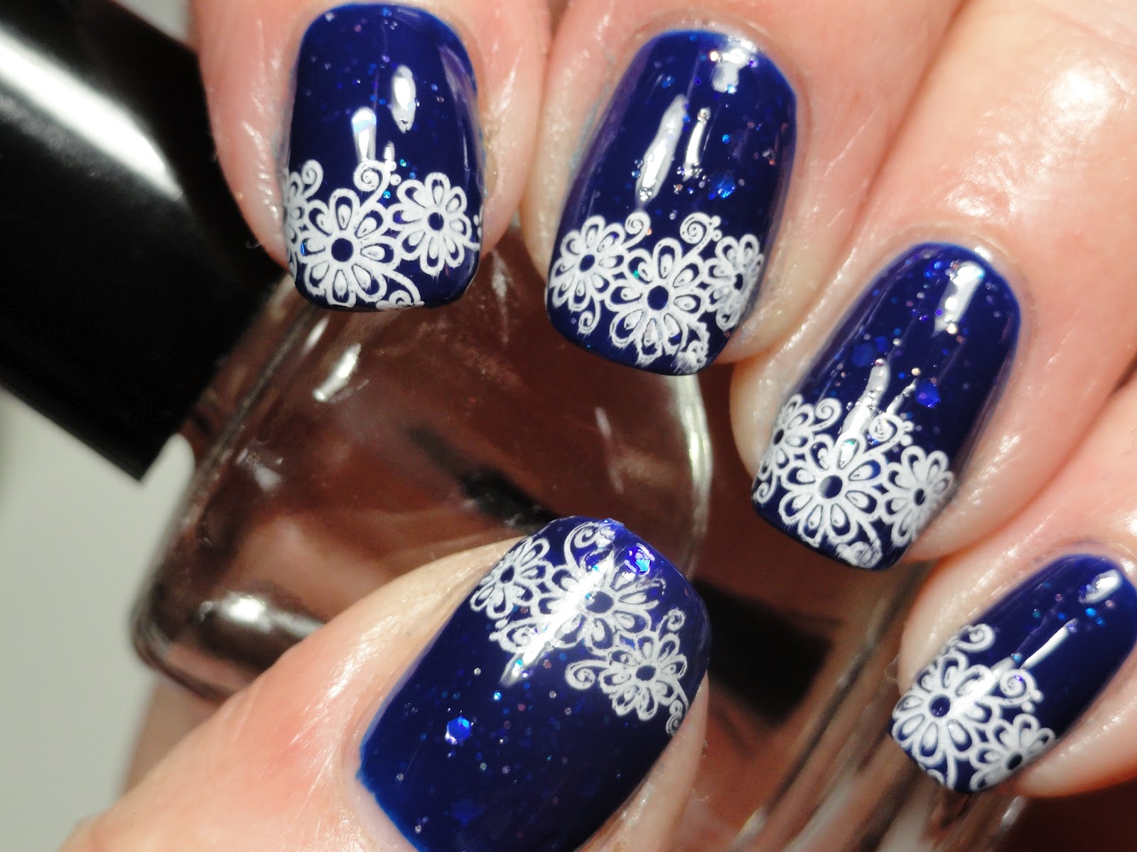 Canadian Nail Fanatic: Barry M Cobalt Blue Layered