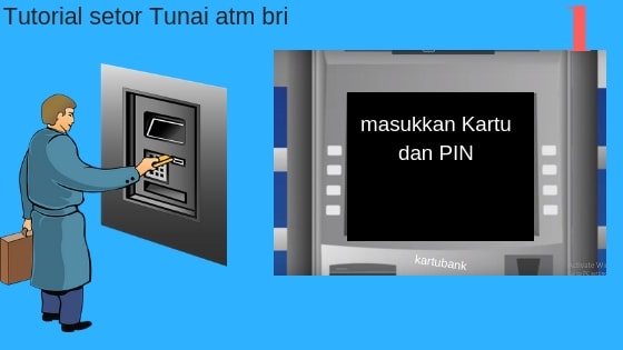 7 Langkah Cara Setor Tunai di ATM BRI - Tutorial Gambar - Kartu Bank