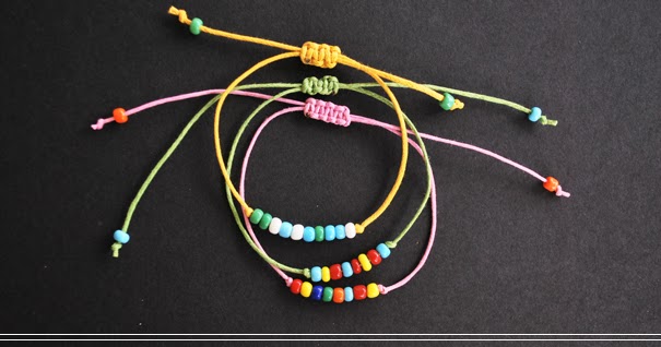 the diy: beaded friendship bracelets