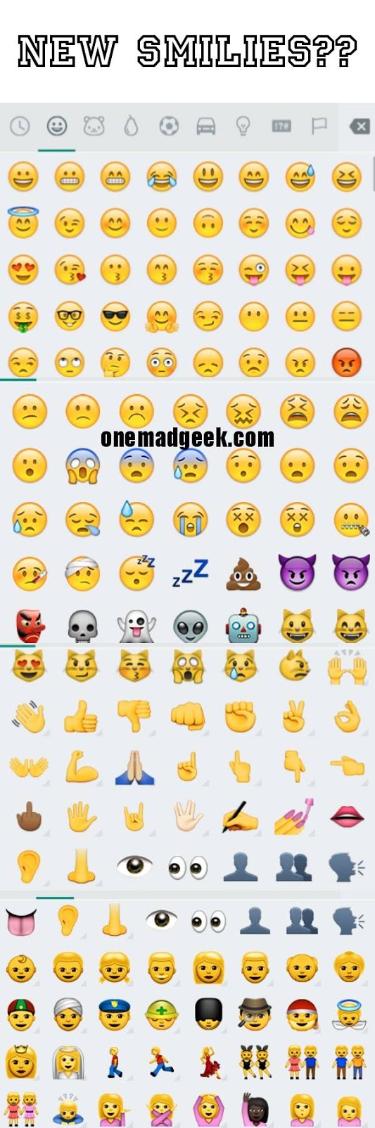 Whatsapp is packed with new Smileys - Version 2.12.391