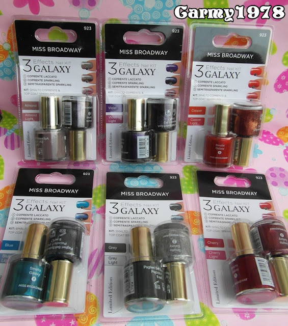 Miss Broadway Recensione kit smalti 3 Effects Galaxy Carmy