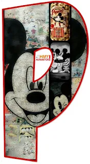 Abecedario de Escenas de Mickey Mouse. Mickey Mouse Abc.