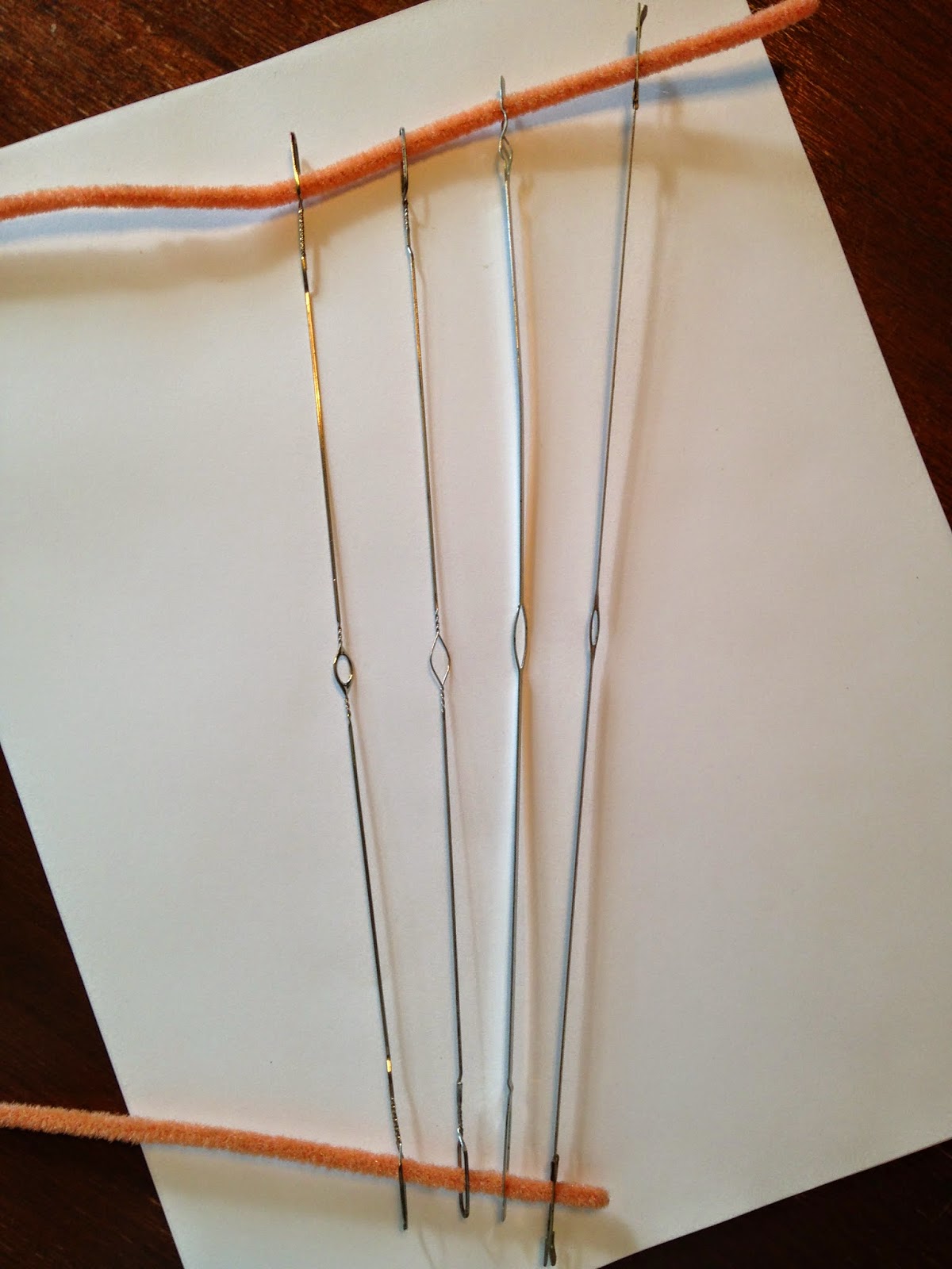 Daisy Hill Weaving Studio Aligning Metal and Wire Heddles for