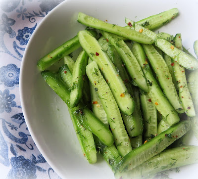 Dilled Cucumber Spears