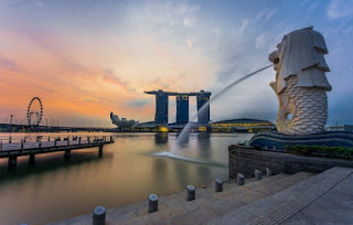Sejarah Patung Merlion di Singapura