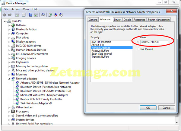 Cara Mudah Merubah Mac Address Wifi Di Windows Tanpa Software