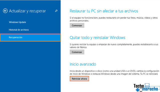 Deshabilitar controladores firmados Windows 10 / 8.1 / 8