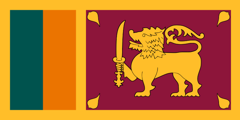Bendera negara Sri Lanka
