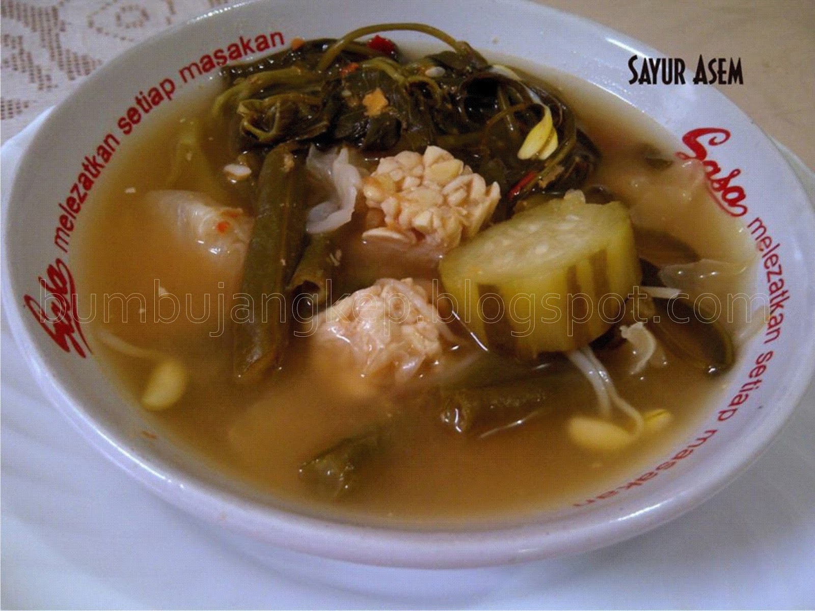 Photo Sayur Asem - Vegetables in Tamarind Soup from Pekanbaru City