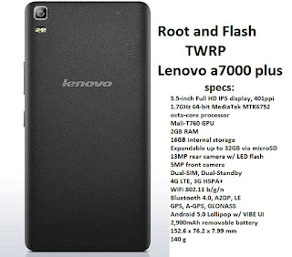 Lenovo A7000 plus root and TWRP