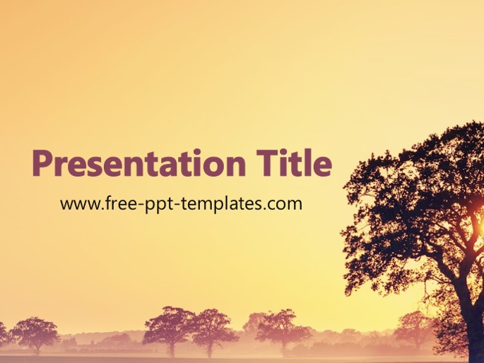 Tree PPT Template Mr Templates Tree PPT Template Mr Templates