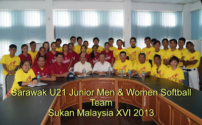 Sofbol Sarawak Buru Pingat di SUKMA XVI