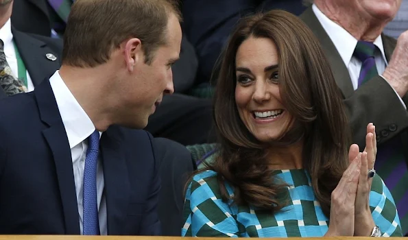 Prince William and Catherine, the Duchess of Cambridge attended the men's singles final match between Serbia's Novak Djokovic and Switzerland's Roger Federer.