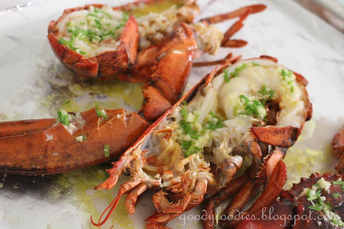 GoodyFoodies Recipe OvenGrilled Lobster with Herb Garlic Butter
