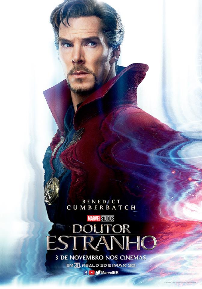 O enredo mais intenso de Doctor Strange 3 ganha vida no pôster de