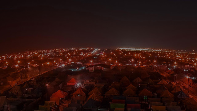 Tent City of Kumbh 2019 for commendation 