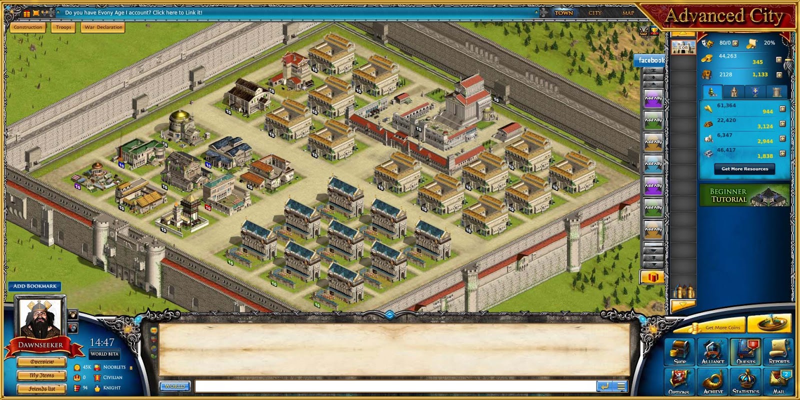 Starting your first city Evony Age 2 Guide