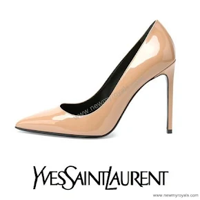 Princess Sofia style YSL Paris Patent Leather Pump