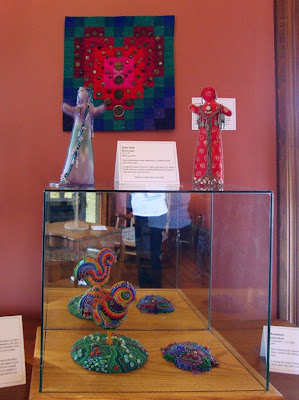 Beadlust - exhibition of Robin Atkins bead embroidery at La Conner Quilt Textile Museum