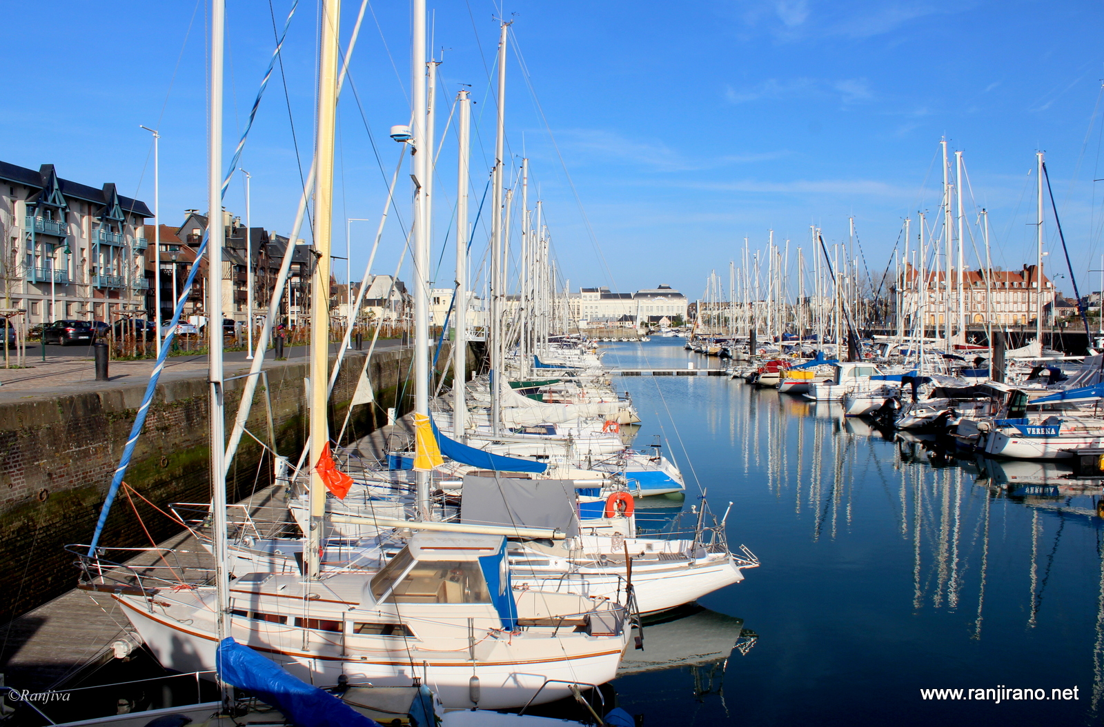 Paysages Et Fleurs Au Fil De L Eau Une Ville Sortie Du Marecage Deauville France
