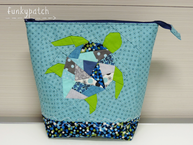 Neceser con técnica Paper piecing