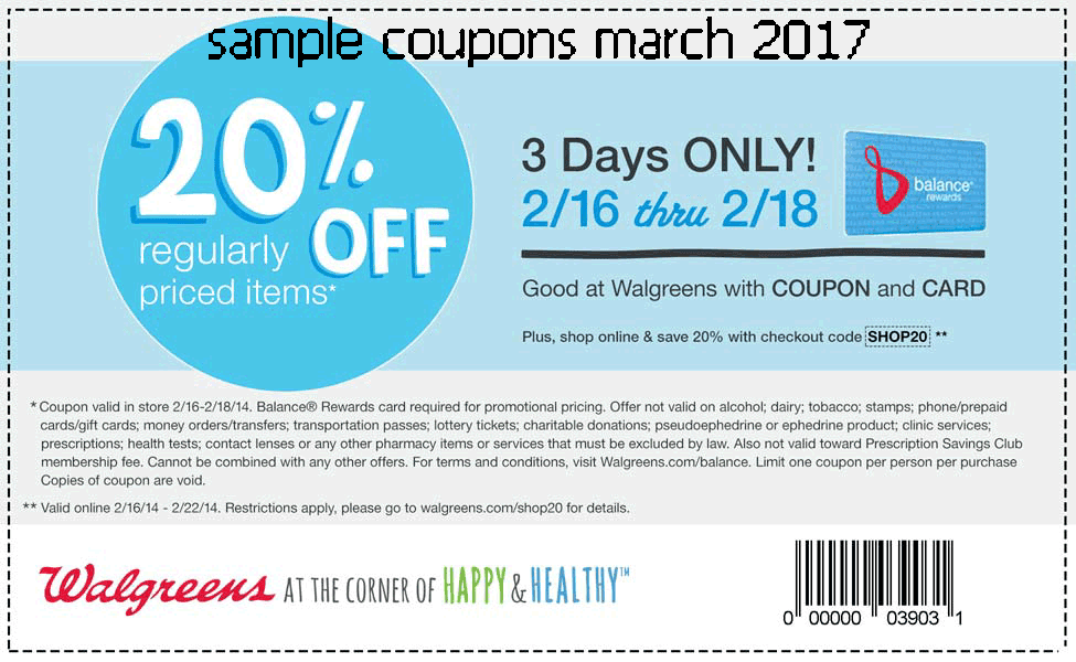 Free Promo Codes and Coupons 2021 Walgreens Coupons