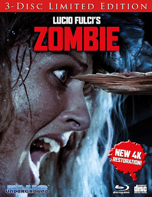 Zombie 1979 Blu Ray 40th Anniversary Limited Edition Cover B Splinter