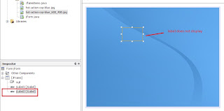 How to set background image to jFrame form in netbeans | Java source code