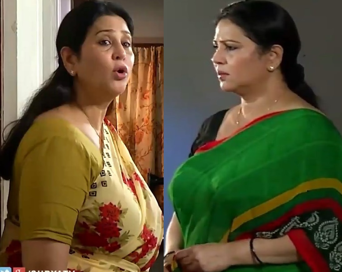 Mallu Actress Geetha Heavy Huge Round Boobs Sa Television Serial